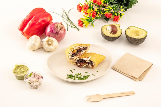 Talerz z domowym daniem